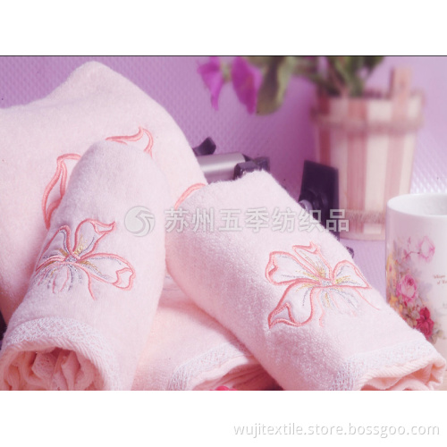 SGS Promotional Gift Towel Embroidery Bath Towel